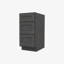 TS-DB15(3) 3 Drawer Pack Base Cabinet | Forevermark Townsquare Grey