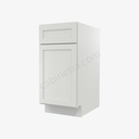 AW-B15 Single Door Base Cabinet | Forevermark Ice White Shaker