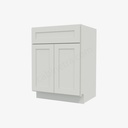 AW-S2421B-34-1/2"" Sink Base Vanity with Drawers | Forevermark Ice White Shaker