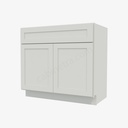 AW-S3621B-34-1/2"" Sink Base Vanity with Drawers | Forevermark Ice White Shaker