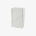 AW-W1830 Single Door Wall Cabinet | Forevermark Ice White Shaker